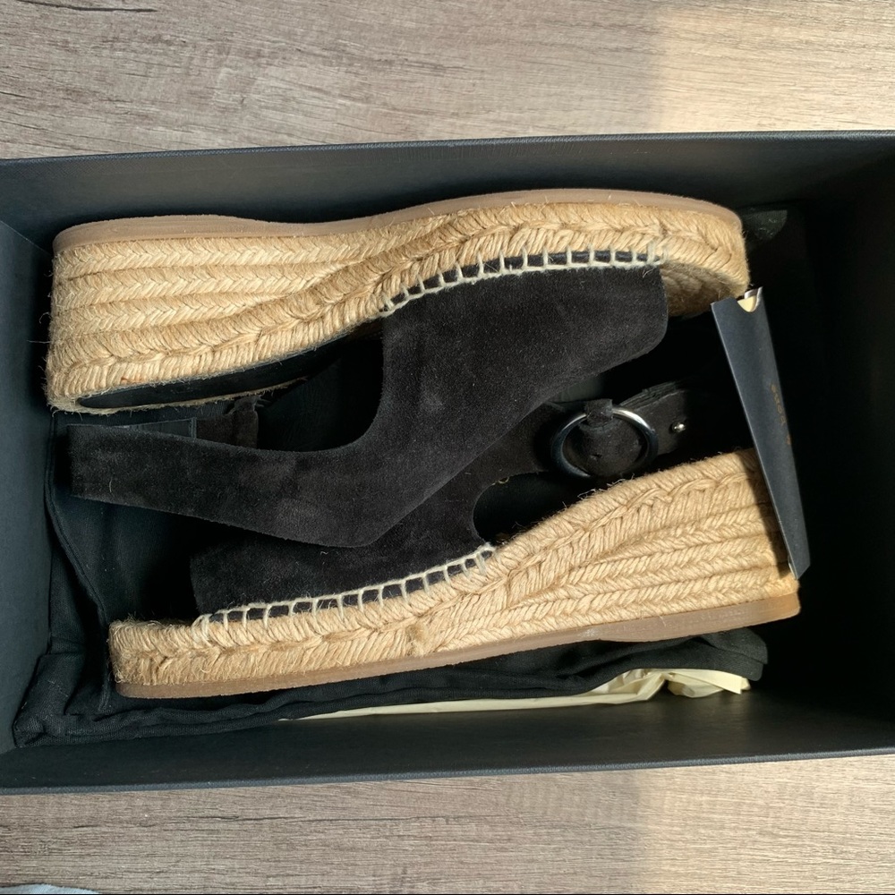 Rag & Bone Calla Suede Wedge Espadrille Sandal us size 8.5 - Picture 6 of 9